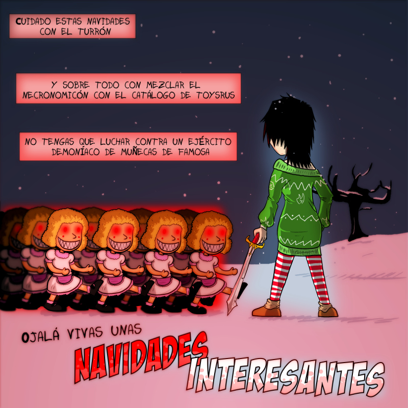 Sí. Lo sé. Es una maldición, no una felicitación. Pero de risas.