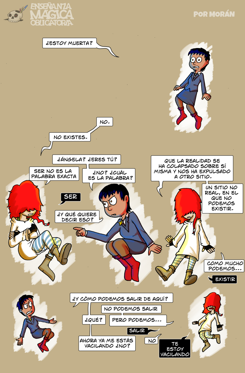 No sabéis lo duro que es dibujar fondos que no existen