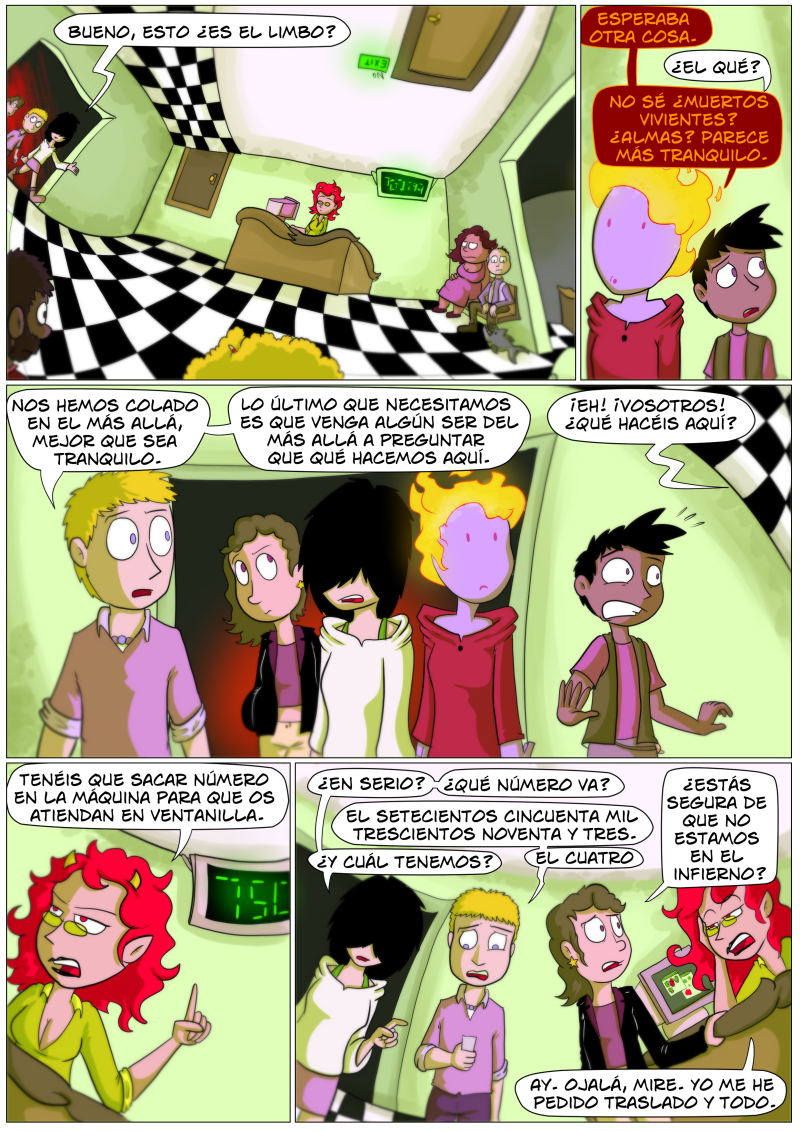 al menos allí, cuando te apuñalan con tridentes, lo hacen de manera eficiente.