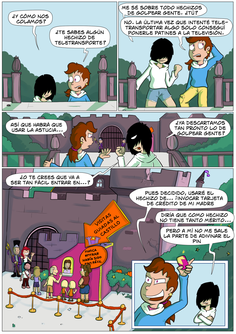 Sí, ese truco lo usó ya una vez en el infierno. Pero chico, ¡si no está roto no lo arregles!