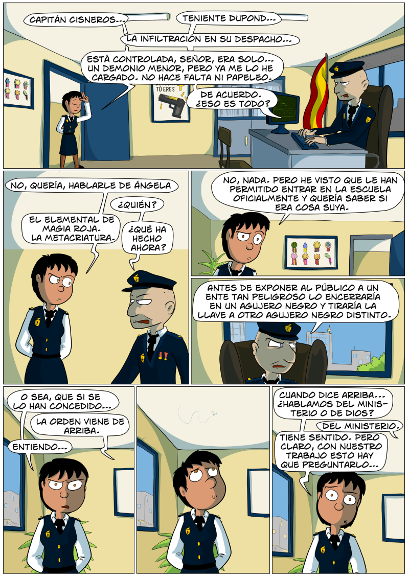 ¿Ese es el famoso Capitán Cisneros que sale en el juego de rol? Meh. Me lo imaginaba con bigote.