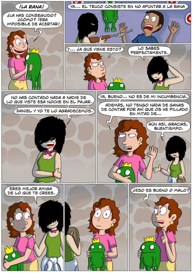 Genara y Daniel estaban haciendo bebés. Y uno me dijo hola.