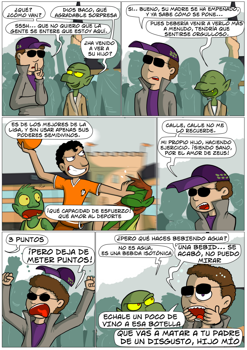 No. No soy sacerdote de su religión. Soy su campeón.