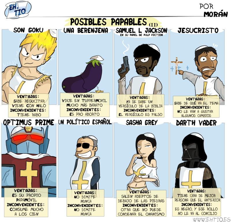 Gracias a Sara y Almostel por las ideas de Samuel L Jackson y la berenjena!