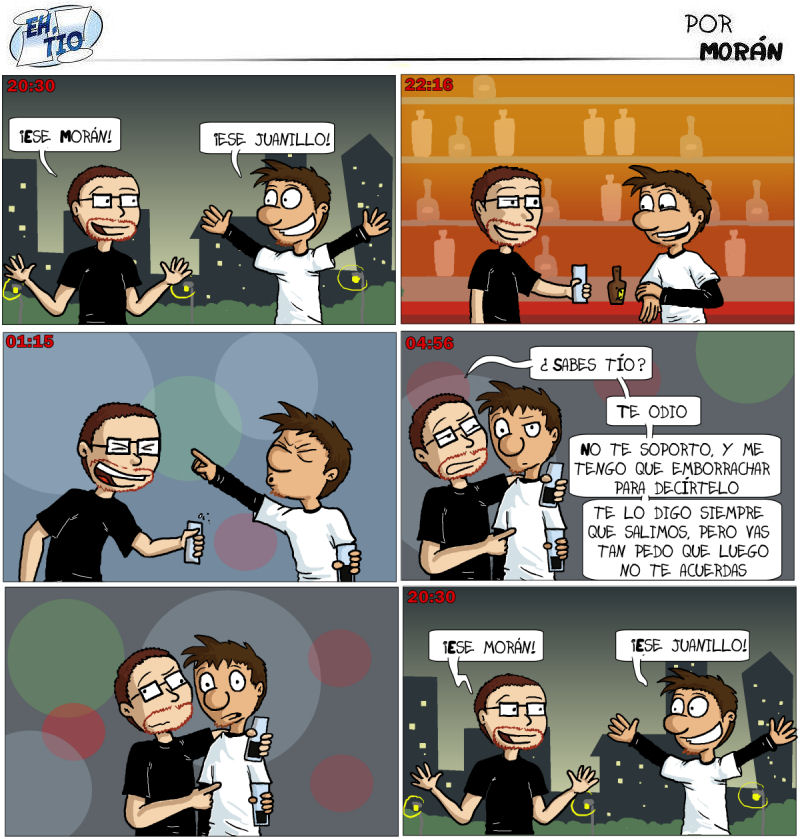 De hecho no me gusta que me llames Juanillo. Me llamo Alberto.