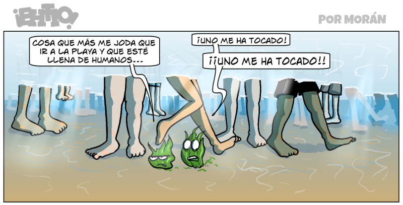 - Pero los humanos son buenos, sus cuerpos secados al sol son útiles en la industria farmacéutica.
-No, mira, ahí se ha roto la metáfora, ya.