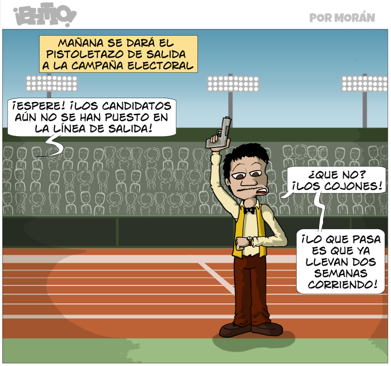 Menos Alberto Garzón, que está en la piscina dando vueltas, el pobre.