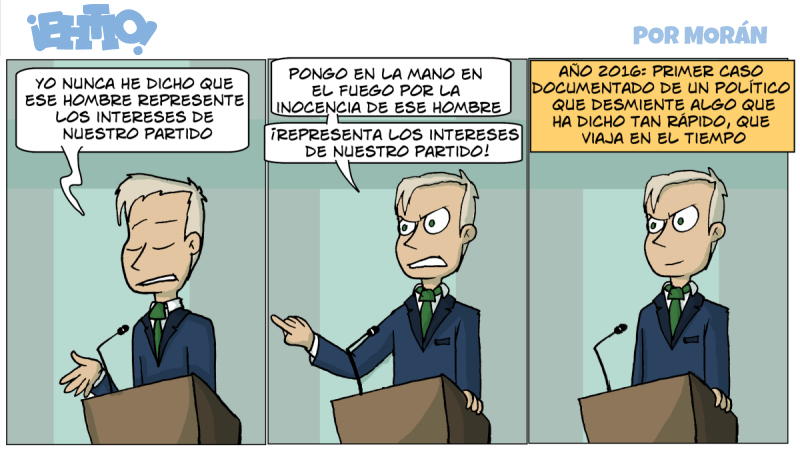 Odio hacer tiras de política, pero es que hay que decir que se lo curran ¿eh?