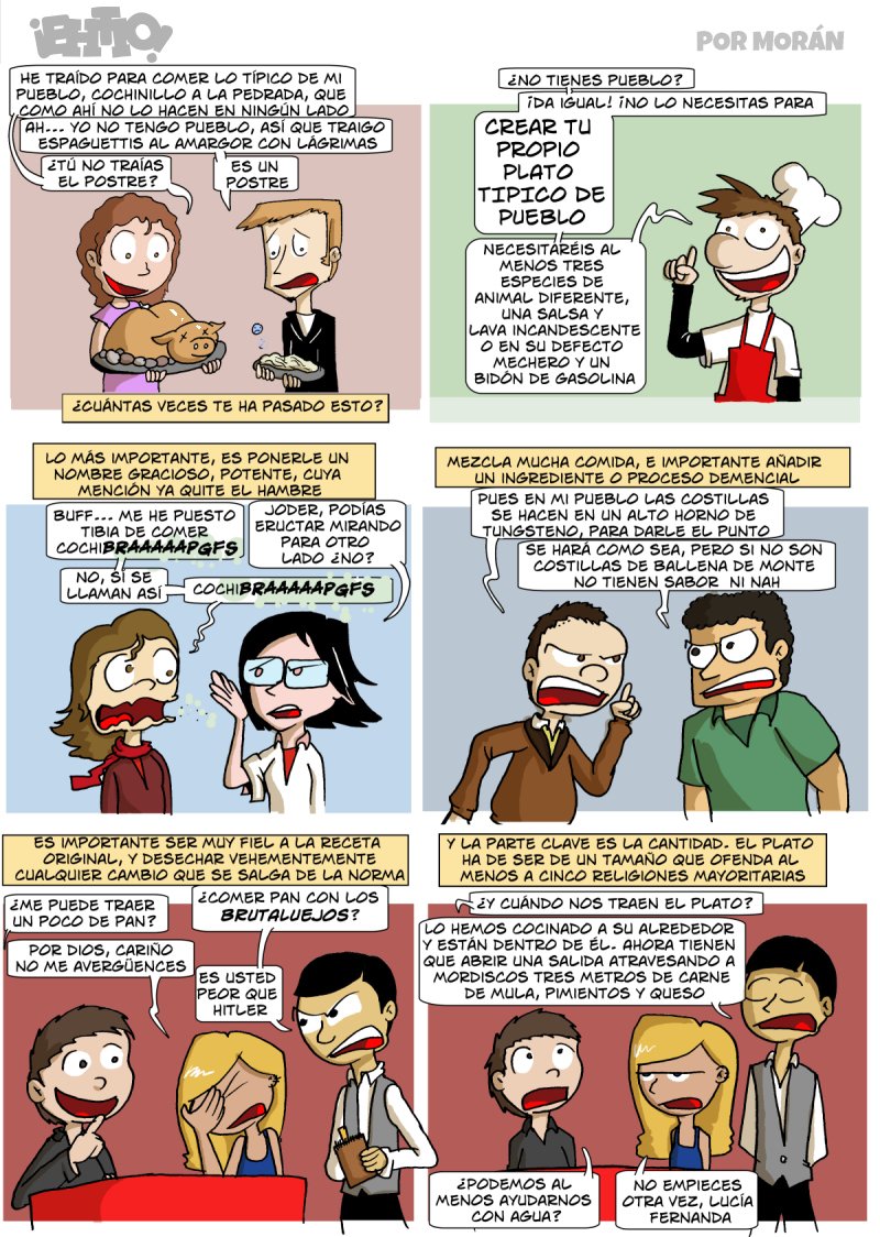 Conozco bares que consideran que si la especie no se ha extinguido, hay que llenarse el plato un poco más