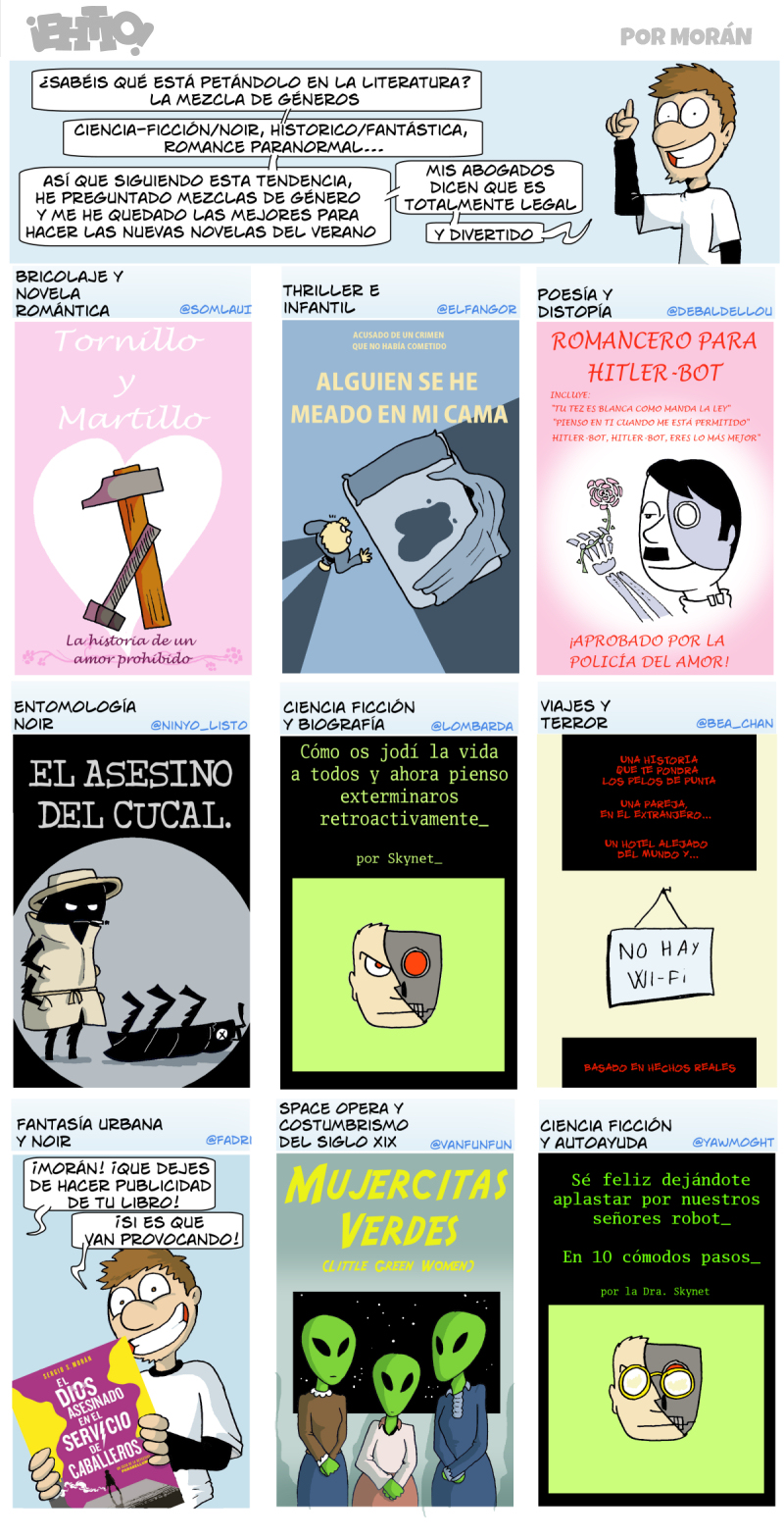 Me habían propuesto también Autoayuda erótica, pero luego os quedáis ciegos