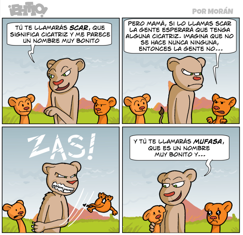 Y el zarpazo es tan bestia que tu hijo tendrá también una cicatriz y protagonizará una secuela que saldrá directamente en VHS