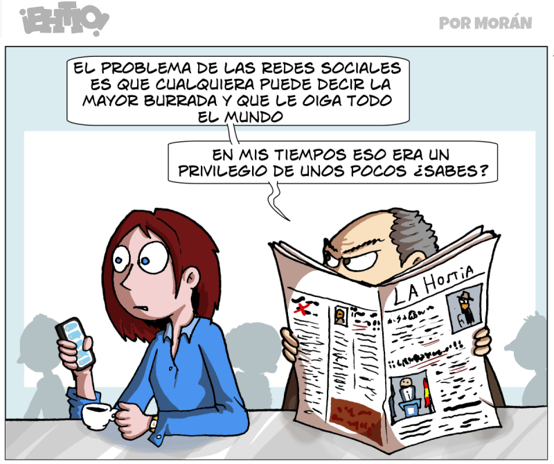 Y ahora a los periódicos, en el buzón de Cartas al director solo nos llega publicidad de Mercadona