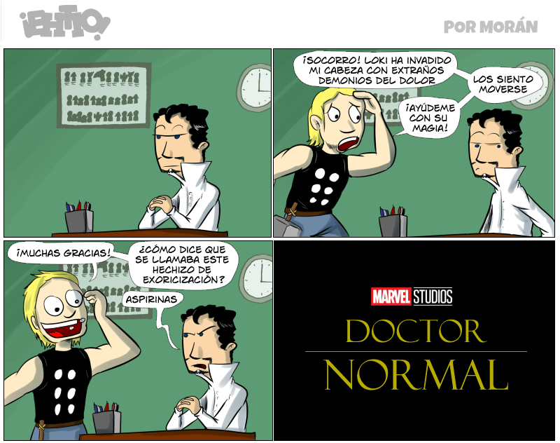 ¡Dormmammu! ¡Muéstrame tu carnet de la seguridad social!