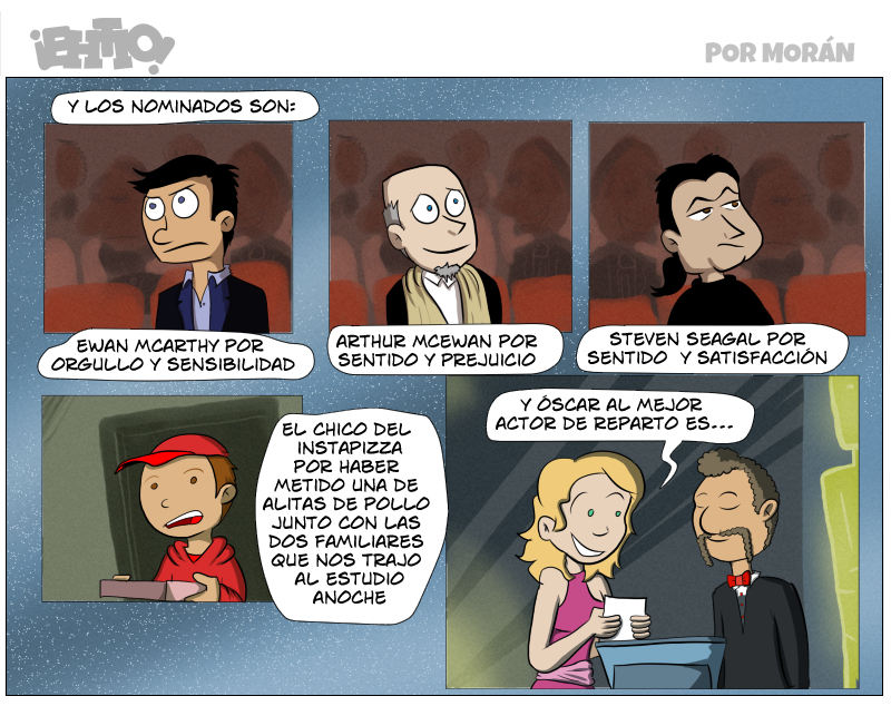 Y en mejor actriz de reparto, Gal Gadot por las hostias como panes que reparte en Wonder Woman. No hay más nominadas.