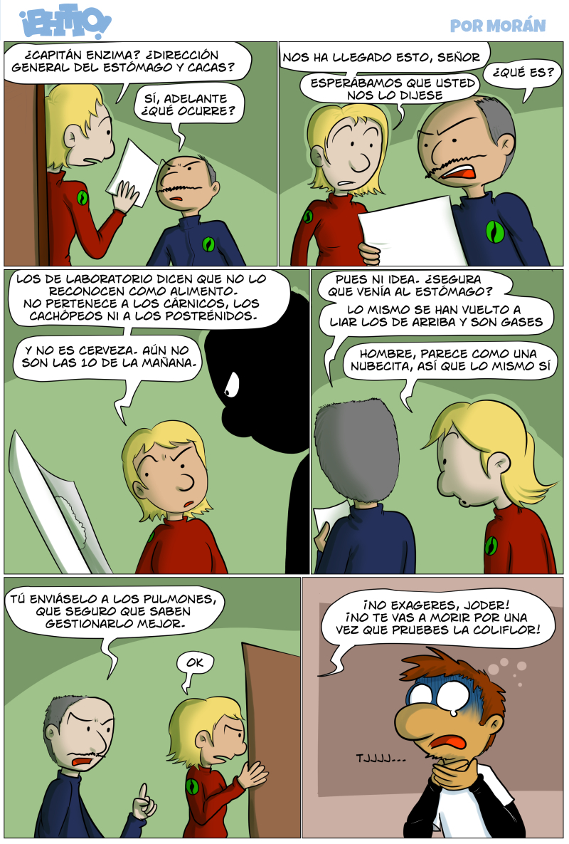 Niños, nunca esniféis calabacín