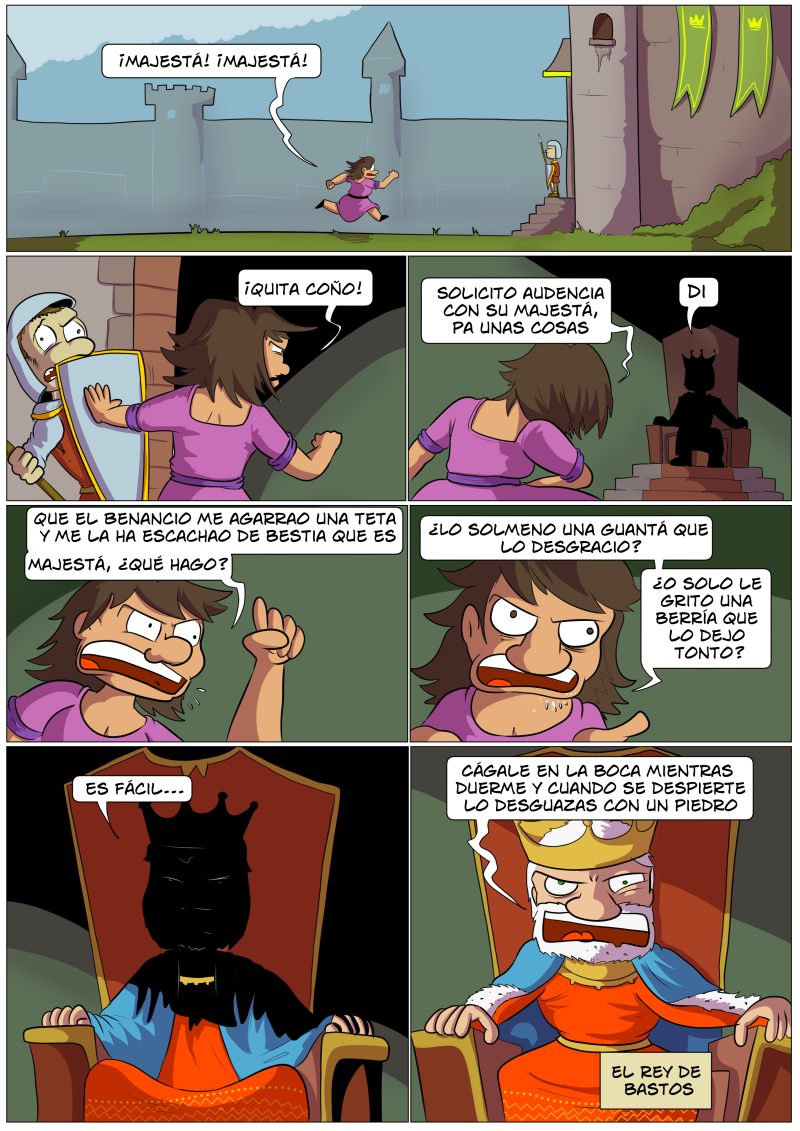 LUEGO PARTES EL BEBÉ EN DOS Y RECIBIRÉIS... 200 LATIGAZOS. Y EL BEBÉ ME LO COMO YO.