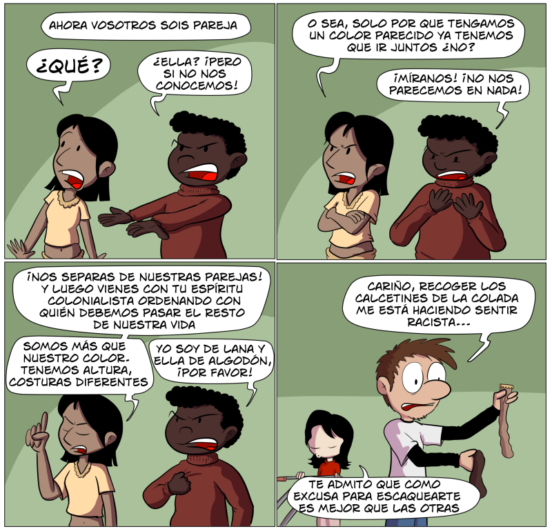 ¡Pero míralo! ¡Si tiene un tomate!
- ¡Tengo carencia de vitamina C!