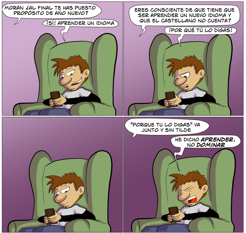 Me iba a poner como propósito sobrevivir, pero he puesto el telediaro y he pensado en buscar algo más asumible.