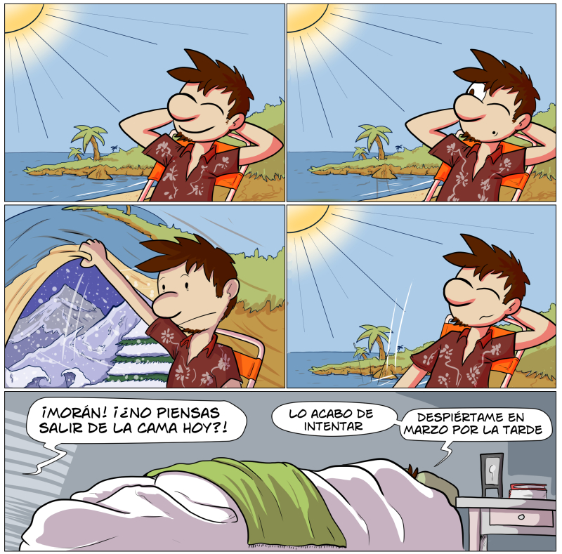 Tengo esa camisa. La uso para dormir, sí.