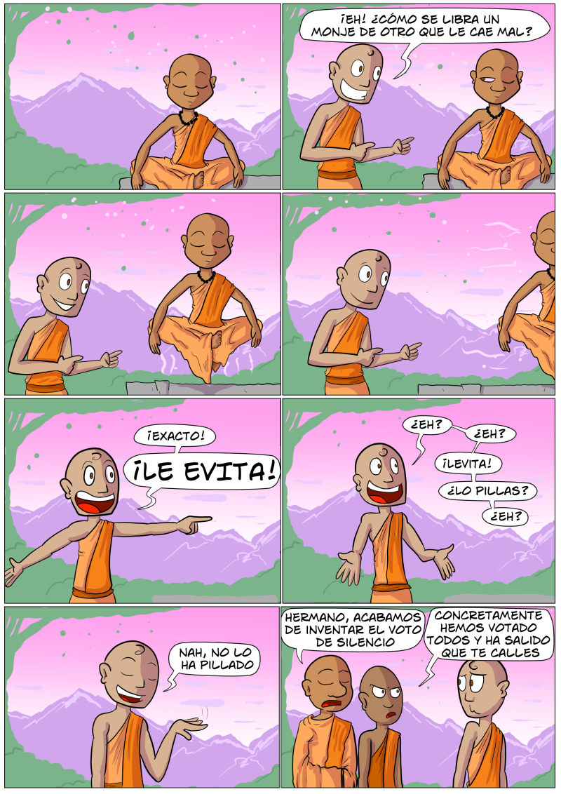 Y estamos trabajando en un voto de Darte de hostias, lo llamamos Dar hostias fu. Estamos aún trabajándolo