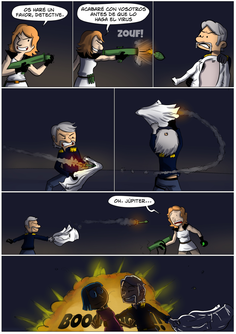 Ah. Sí. El cómic va de eso. Gente que puede desviar un proyectil con una bata. ¿No os lo había dicho? Igual hay algo más, luego.