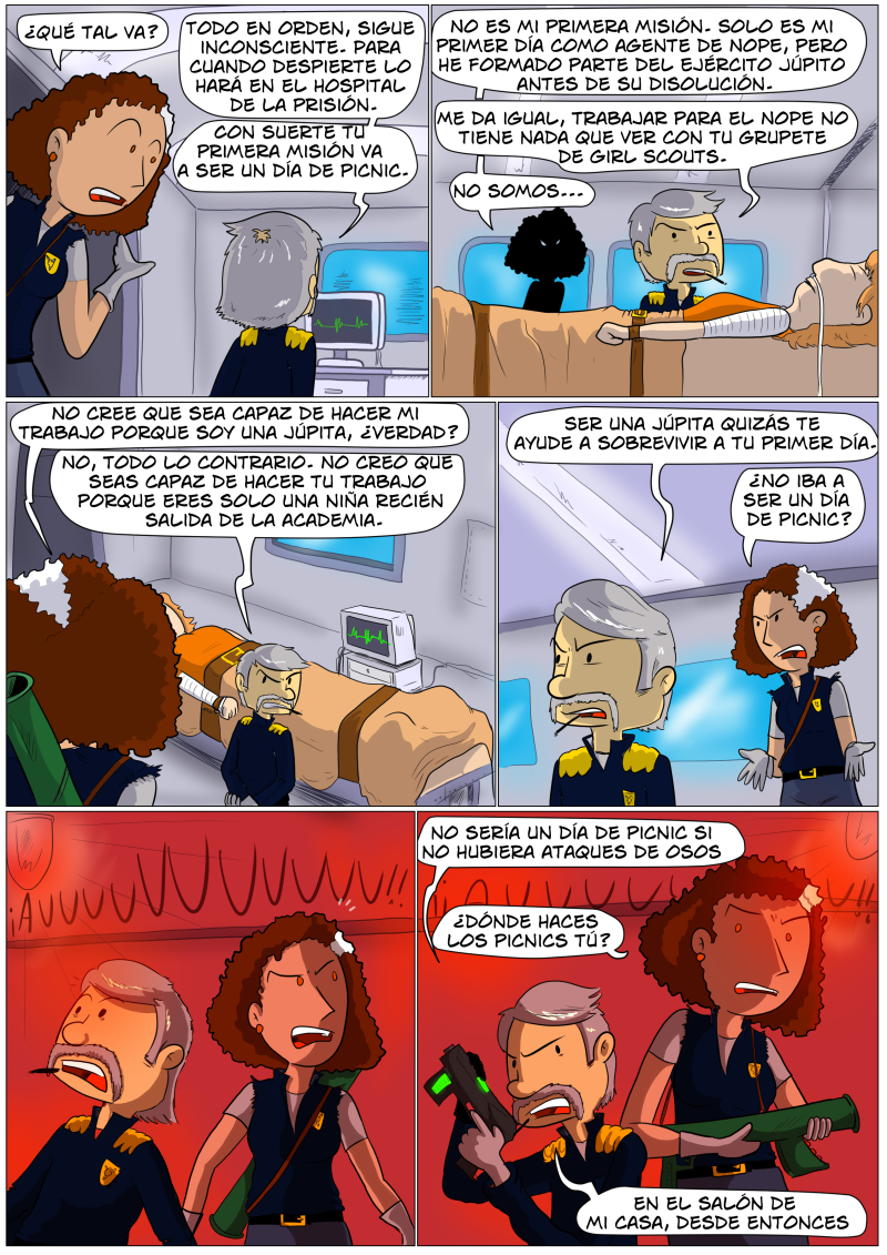 - ¿Y antes?
- En el baño. Putos osos