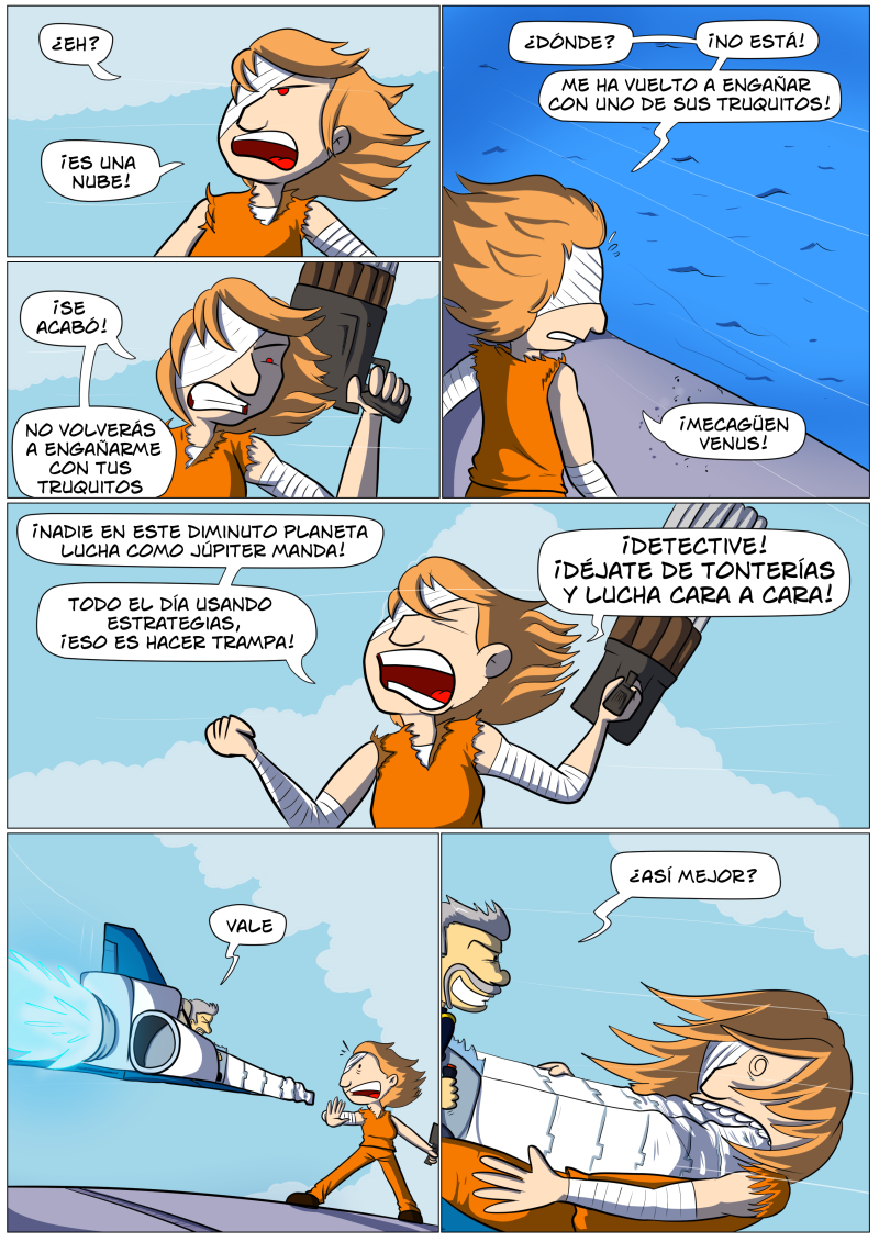 Por si alguien se pregunta a qué sabe el morro de la aeronave, sabe a derrota, salitre y sangre propia. Y fresa.