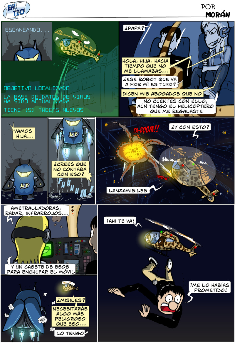 Antuán aire-tierra. Es de un solo uso.