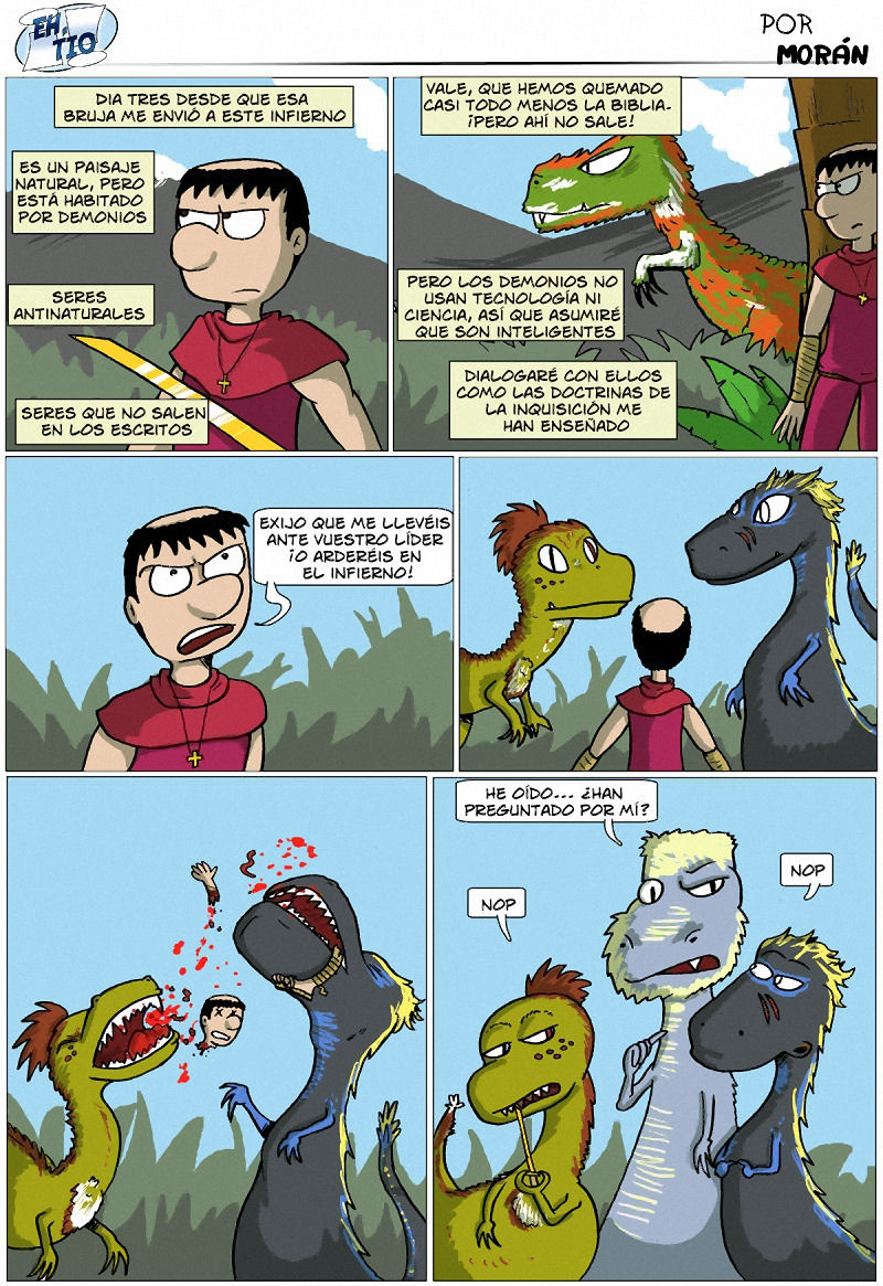 Dinosaurios con plumas! Chúpate ésa, Spielberg!!