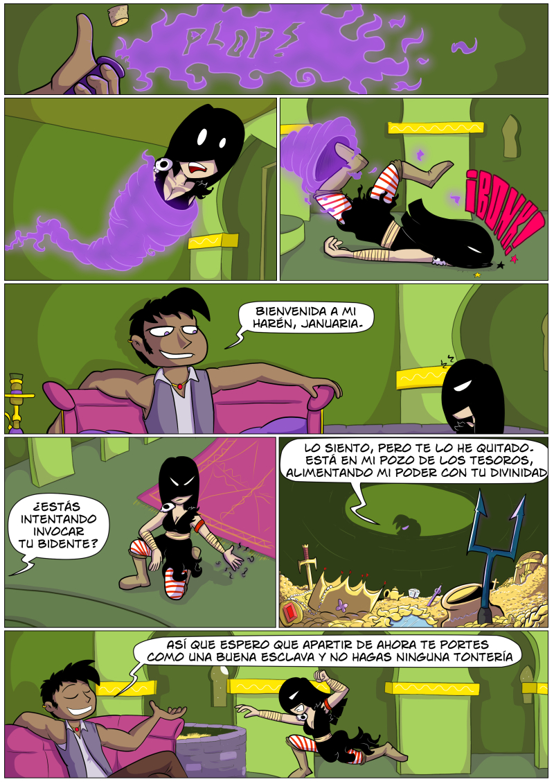 Los diálogos de Genara en esta página han sido difíciles de escribir, pero también los que mejor representan lo que piensa y cómo es ella.