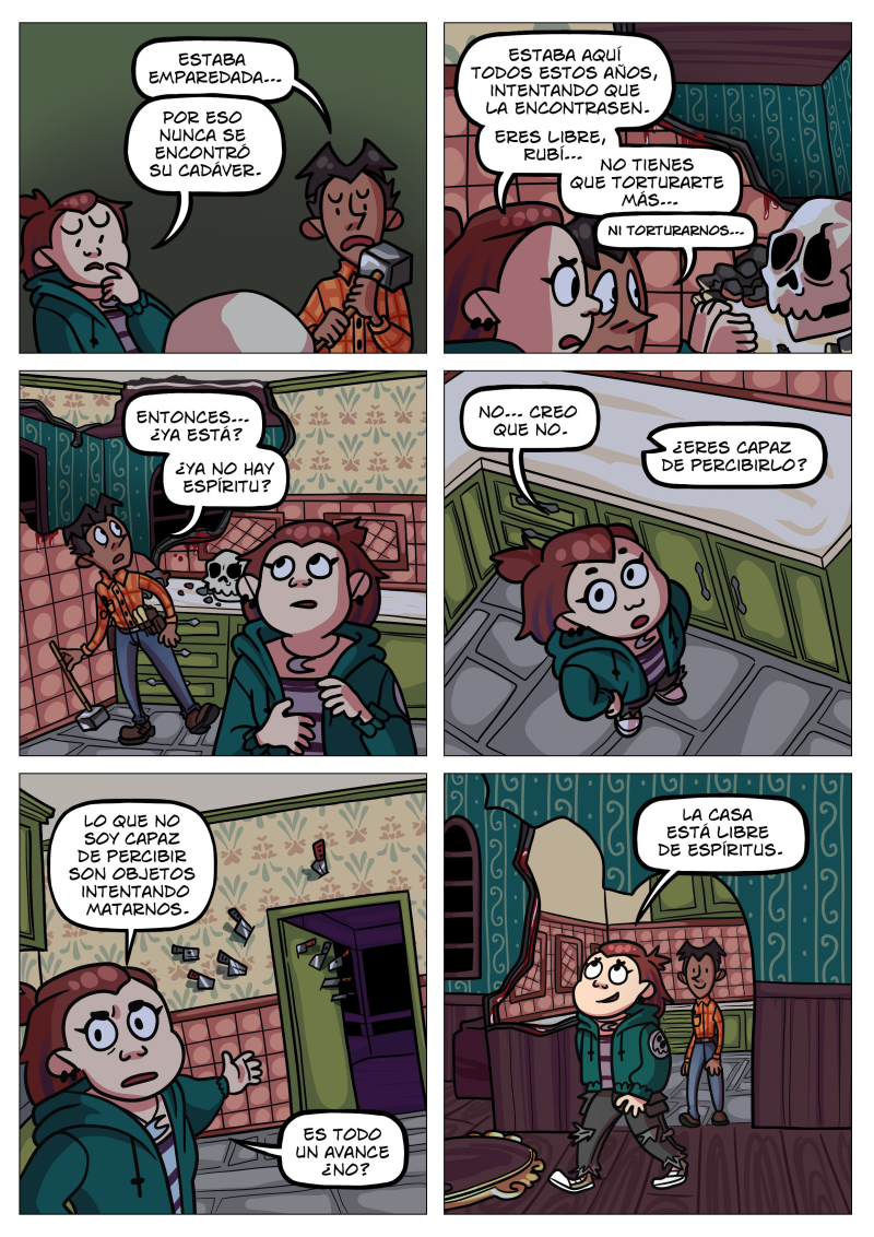 -Todo ha salido bien.
-Han muerto tres personas.
-Pero ninguna hemos sido nosotros.